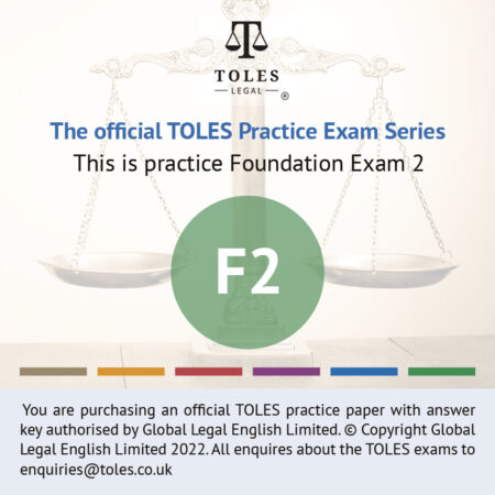 The Official TOLES Practice Papers- Foundation Exam Two